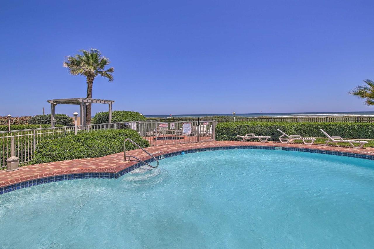 Sunny Oceanfront Condo On South Padre Island Beach Luaran gambar
