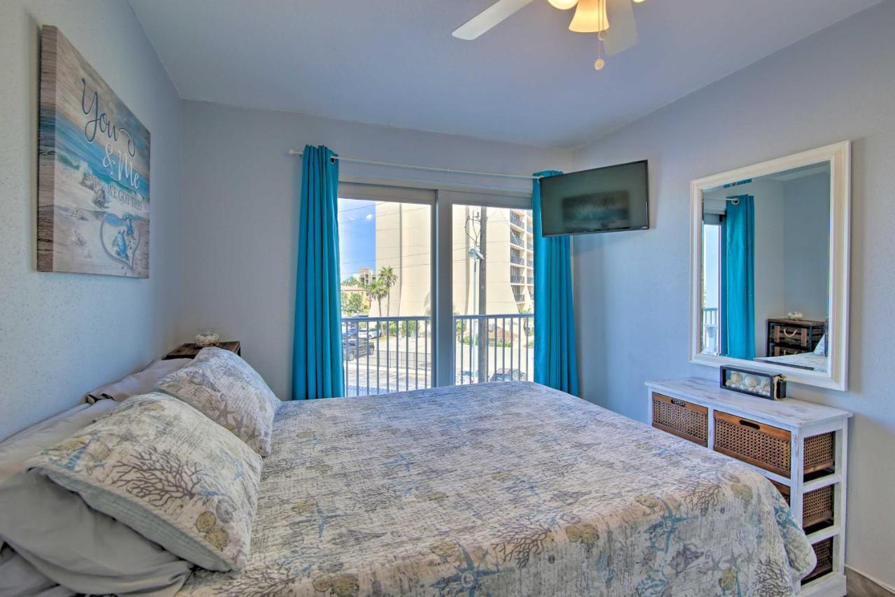 Sunny Oceanfront Condo On South Padre Island Beach Luaran gambar