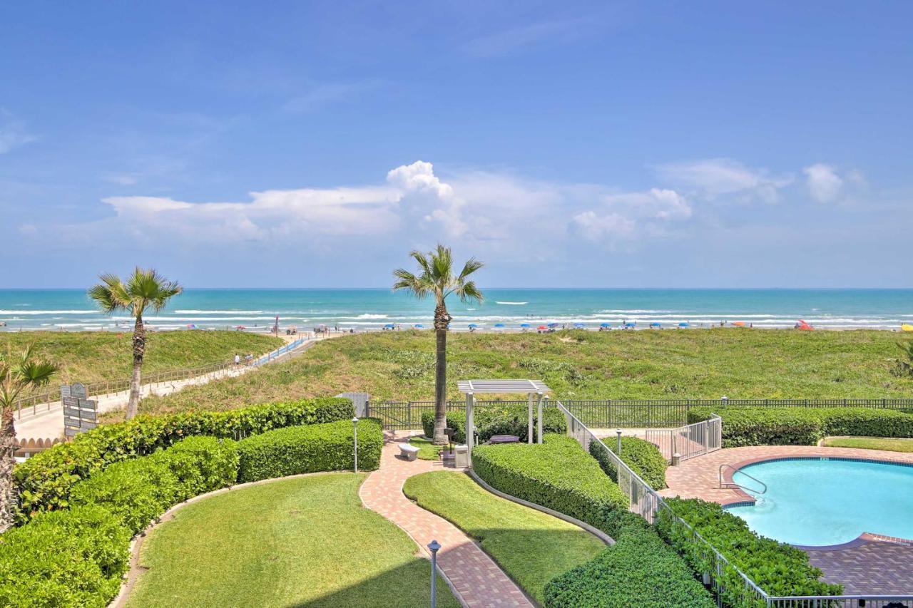 Sunny Oceanfront Condo On South Padre Island Beach Luaran gambar