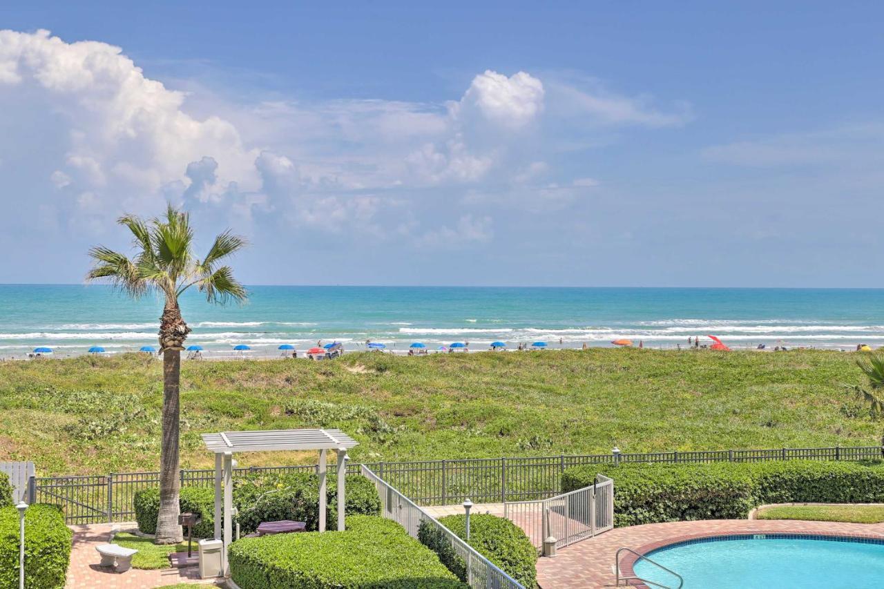 Sunny Oceanfront Condo On South Padre Island Beach Luaran gambar