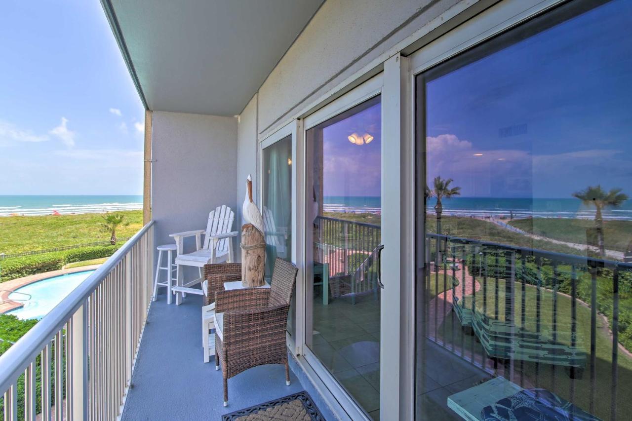 Sunny Oceanfront Condo On South Padre Island Beach Luaran gambar