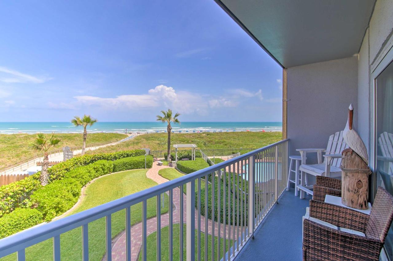 Sunny Oceanfront Condo On South Padre Island Beach Luaran gambar